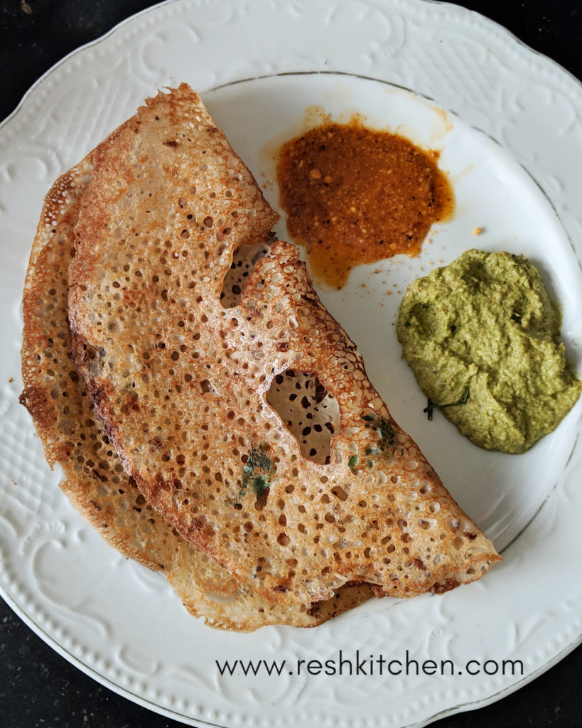 Wheat Dosa Recipe Reshkitchen